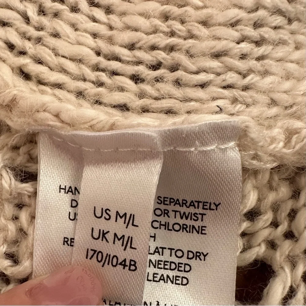 Anthropologie Pilcro Jemma Cable-Knit Cardigan size M/L - Picture 11 of 13